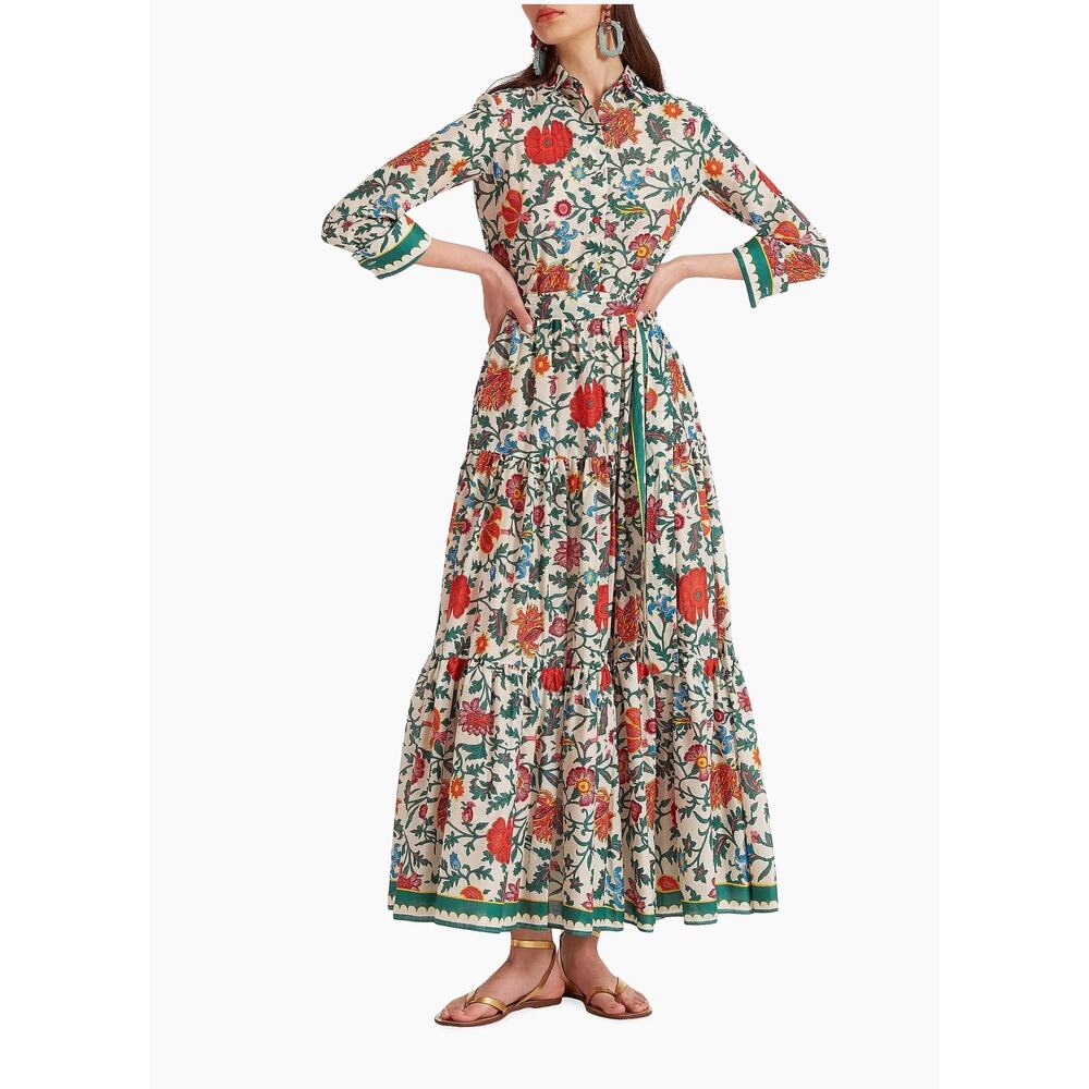 LA DOUBLE J. Bellini Dress in Dragonflower Mini Multicolor 100% Cotton SMALL